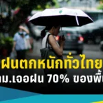 เตือนฝนตกหนัก 38 จังหวัด