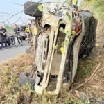 กระบะขนแรงงาน ซิ่งหนี ตร.